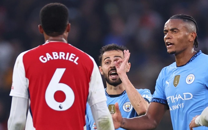 Bernardo Silva chế giễu Gabriel về việc Arsenal của Arteta chưa có chức vô địch Premier League